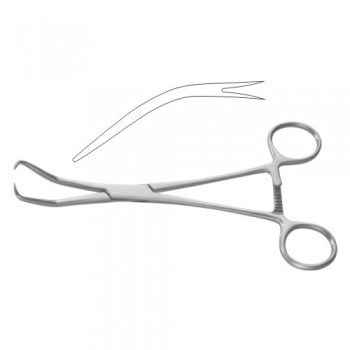 Reill Repositioning Forcep Stainless Steel, 17 cm - 6 3/4"